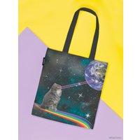 Сумка шоппер JoyArty Кот пришелец bsh_7359