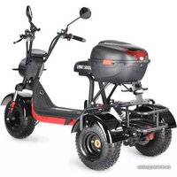 Электроскутер White Siberia Trike Mini 1500W (черный)