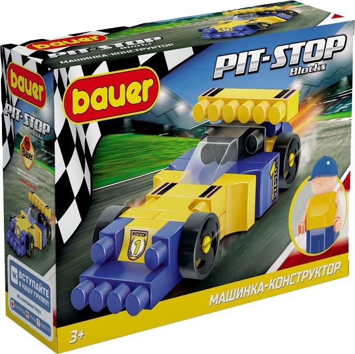 

Конструктор Bauer Pit Stop 814 Гоночная машина