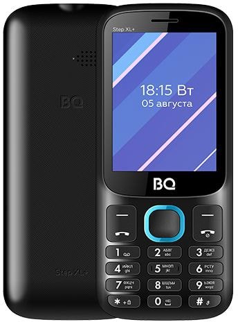 

Телефон BQ BQ-2820 Step XL+ (черный/голубой)
