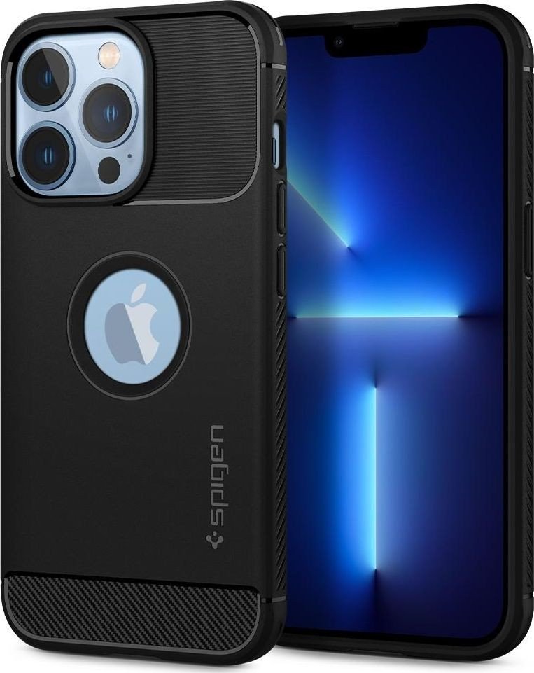 

Чехол для телефона Spigen Rugged Armor для iPhone 13 Pro ACS03257 (черный)
