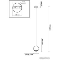 Подвесная люстра Odeon Light Mia 4228/8L