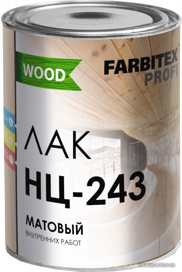Лак Farbitex Profi Wood НЦ-243 0.7 кг (матовый)