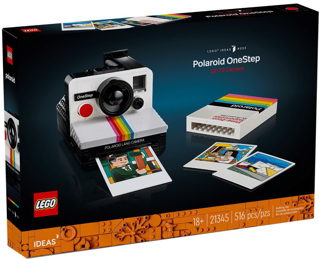 

Конструктор LEGO Ideas 21345 Камера Polaroid OneStep SX-70