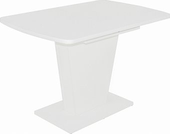 Кухонный стол ЭлиГард Sheldon 1180-1570x720x760 (белый структурный)