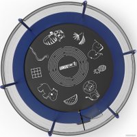 Батут Unix Line Supreme Game 8ft (синий)