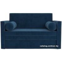 Диван Мебель-АРС Санта №2 (велюр темно-синий Luna 034)