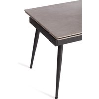 Кухонный стол TetChair Lord Grey 180x80x75 (светло-серый/черный)