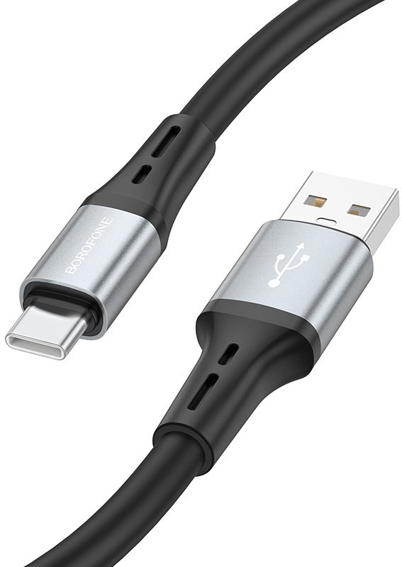 

Кабель Borofone BX88 USB Type-A USB - Type-C (1 м, черный)