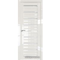 Межкомнатная дверь ProfilDoors 76L L 70x200 (магнолия люкс, стекло белый триплекс)