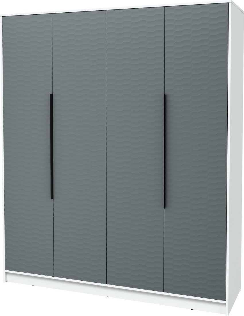 

Шкаф распашной Интерлиния Концепт Зодиак КТ-Ш4 (белый платинум/серый)