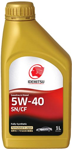 Моторное масло Idemitsu 5W-40 SN/CF 1л