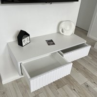 Туалетный столик без зеркала Shtabe Royal 5010 эко (белый)