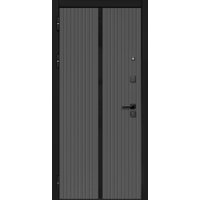 Металлическая дверь Guard Графит лакобель/белый матовый (86x205, левая)