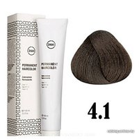 Крем-краска для волос Kaaral 360 Permanent Haircolor 4.1 (темно-коричневый пепельный)