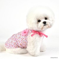 Футболка Puppia WildFlower PAUB-TS1806-SB-L (голубой)