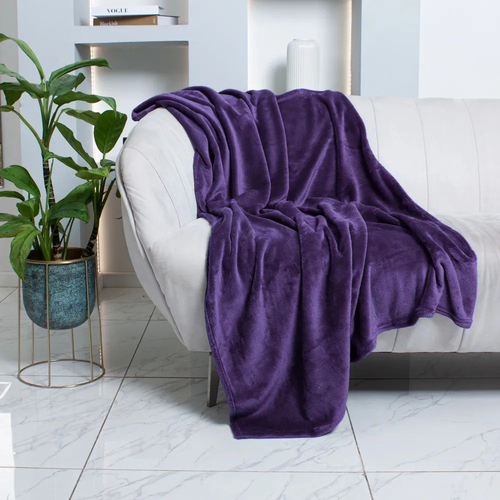 

Плед Casa Conforte Royal Flannel 150x200 6155362 (фиолетовый)