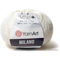 Пряжа для вязания Yarnart Milano 852 50 г 130 м (молочный)