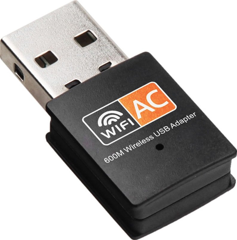 

Wi-Fi адаптер USBTOP USB2.0/600Mbps, двухдиапазонный 2.4 + 5GHz
