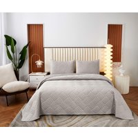 Набор текстиля для спальни Sofi De MarkO Армандо 240х260 Пок-Арм-240х260сс (светло-серый)