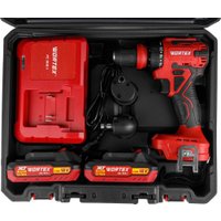 Дрель-шуруповерт Wortex BD 2025 LiSET ALL1 XLT 1325844 (с 2-мя АКБ, кейс)