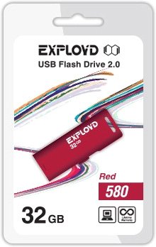 

USB Flash Exployd 580 32GB (красный) [EX-32GB-580-Red]