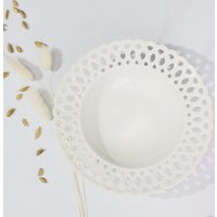 Тарелка глубокая AksHome Delicate 20,3х3,8см (белый)