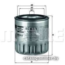 Топливный фильтр Mahle Knecht KC631D