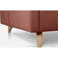 Угловой диван Divan Льери Мини Velvet Terra 240325 (оранжевый)