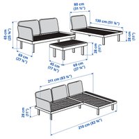 Набор садовой мебели Ikea Revskar 70543739