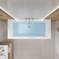 Ванна Lauter Oasis 190х90 21203090 (с ножками и лицевым черным экраном)