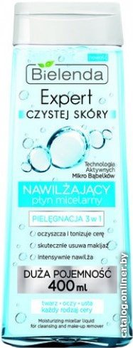 Bielenda Мицеллярная вода увлажняющая 3в1 Skin Clinic Professional 400 мл
