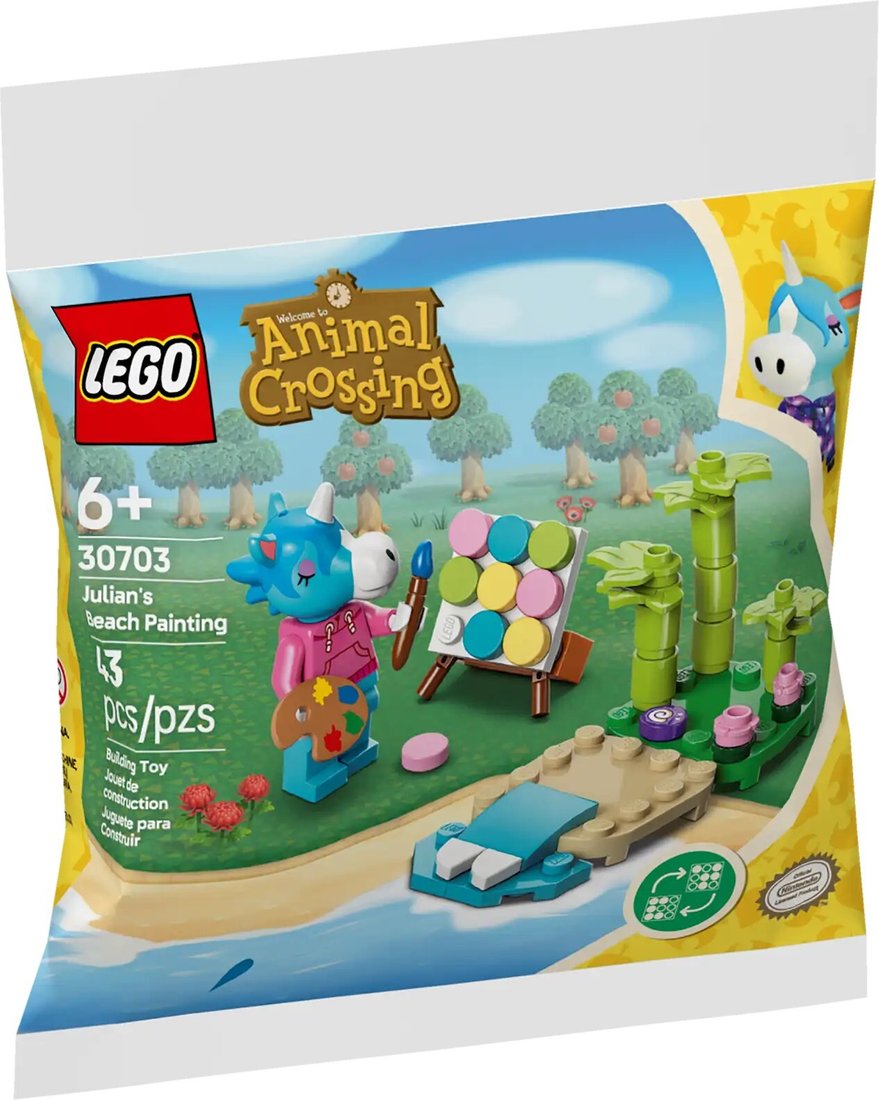 Конструктор LEGO Animal Crossing 30703 Пляжная картина Джулиана