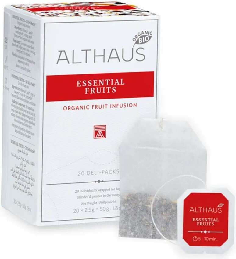 

Фруктовый чай Althaus Essential Fruits Фруктовое Искушение 20 шт
