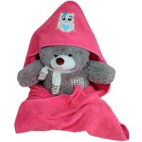 Полотенце с капюшоном Goodness Махровое 100x100 (коралловый)