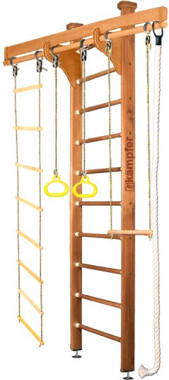 

Детский спортивный комплекс Kampfer Wooden Ladder Ceiling №2 (стандарт, ореховый)
