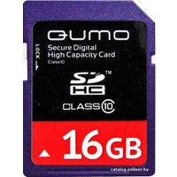 Карта памяти QUMO SDHC (Class 10) 16GB (QM16GSDHC10)