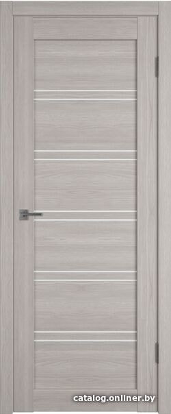 Межкомнатная дверь Atum Pro Х28 70x200 (stone oak, стекло white cloud)