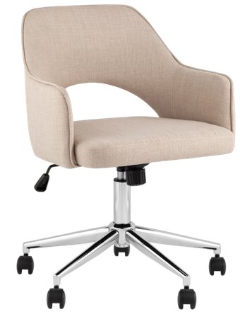 Офисное кресло Stool Group Кларк Clarkson Linen Beige (рогожка, бежевый)