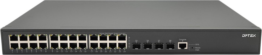 Управляемый коммутатор уровня 2+ DPTEK DK2210M-24T4X