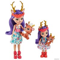 Кукла Enchantimals Сестрички Данесса и Данетта Оленни с питомцами HCF80