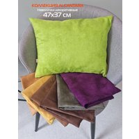 Чехол на подушку Matex Alcantara 61-878 (темно-коричневый)