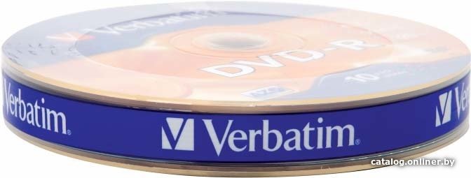 DVD-R диск Verbatim 4.7Gb 16x 43729 (10 шт.)