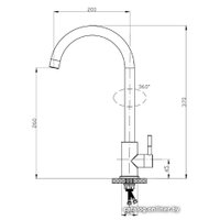 Смеситель РМС SUS124-017F