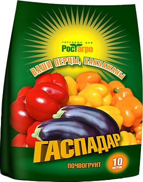 

Грунт Торговый дом Рост Агро Гаспадар ваши перцы, баклажаны 10 л