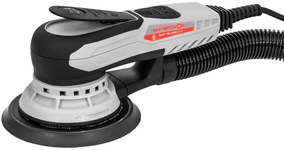 

Эксцентриковая шлифмашина Интерскол ЭШМ-150/350ВЭ 799.1.1.70