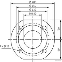 Циркуляционный насос Wilo TOP-S 80/7 2-SPEEDS (1~230 V, PN 6)