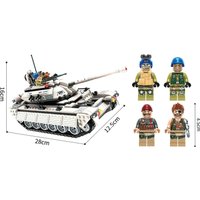 Конструктор Qman Боевой танк 4266297