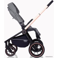 Универсальная коляска Rant MOWbaby Zoom PU (2 в 1, gold grey)