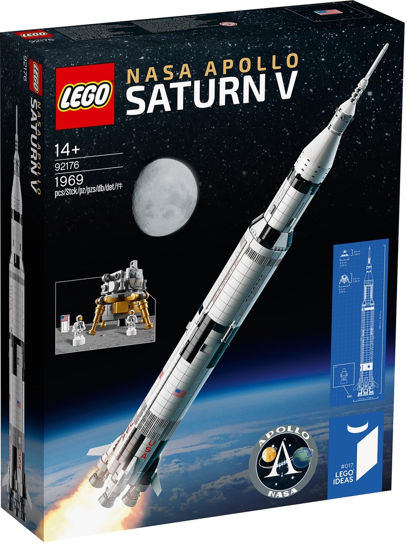 

Конструктор LEGO Ideas 92176 Ракетно-космическая система НАСА Сатурн-5-Аполлон
